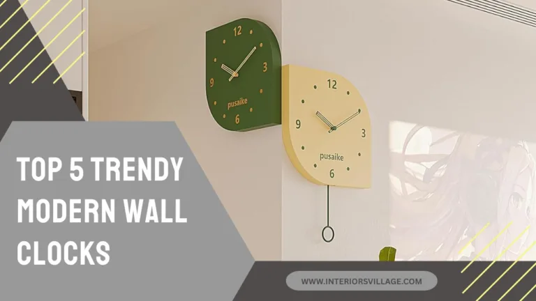 Modern wall clock