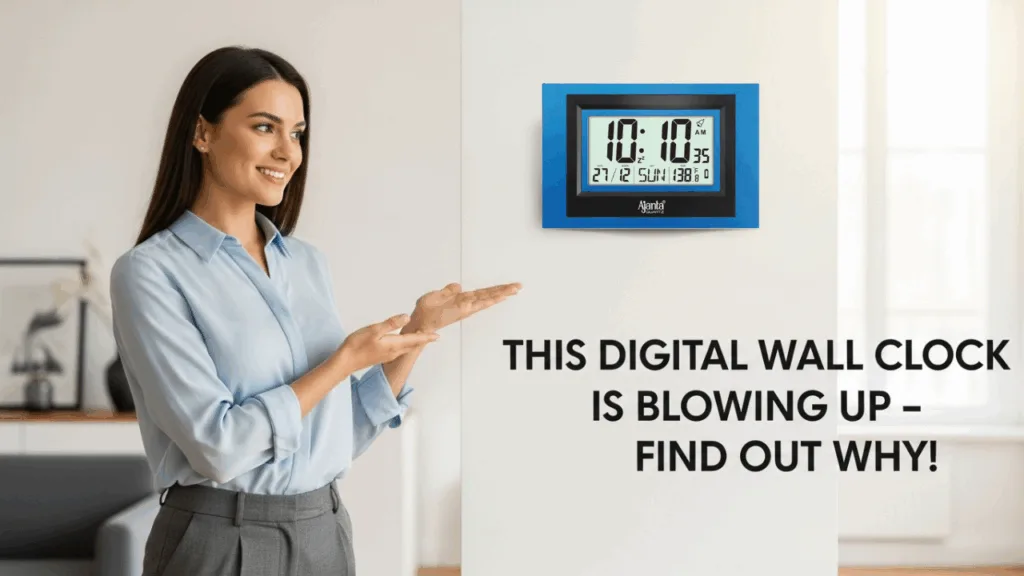 Digital wall clock