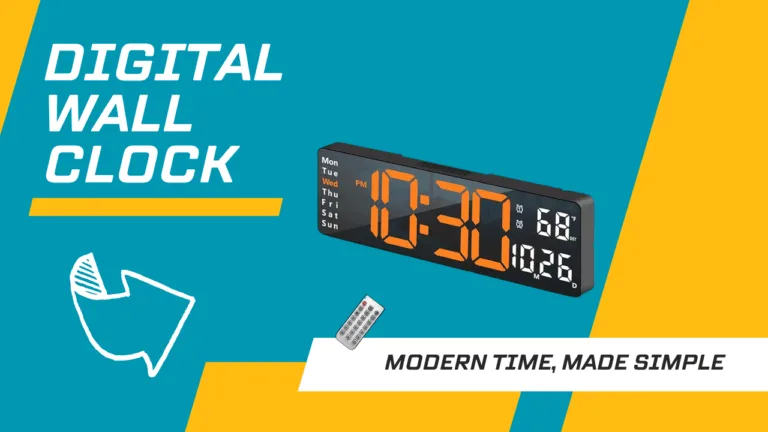 Digital wall clock