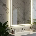 bathroom mirror