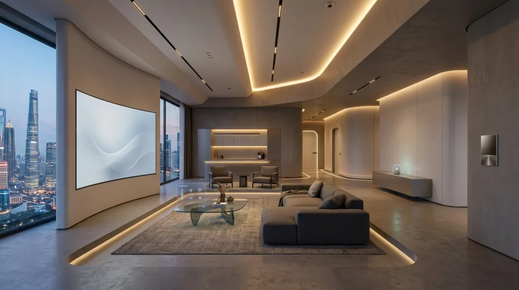 Futuristic smart home interior t… 202605251050
